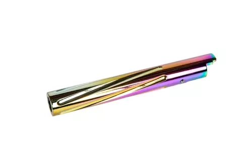 Karbowana lufa zewnętrzna no-recoil Hi-CAPA 5.1 - Tęczowa