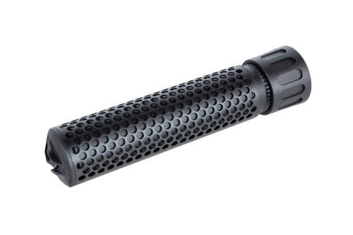 Zestaw replika tłumika dźwięku QDC 5KU z repliką tłumika płomienia QD Czarny