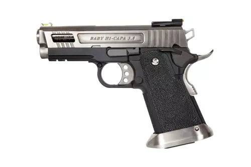 Hi-Capa 3.8 Force “Velociraptor” (Full Auto) Pistol Replica - Silver