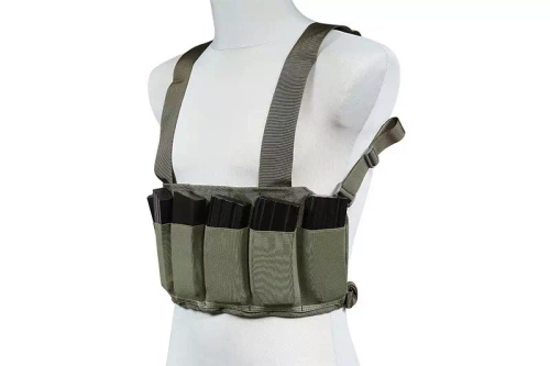 Nízkoprofilová vesta Speed Chest rig - Sage Green