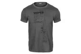 T-shirt Specna Arms - Your Way Of Airsoft 03 - gris/noir