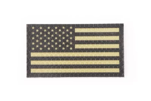 IR patch - USA Flag left - tan