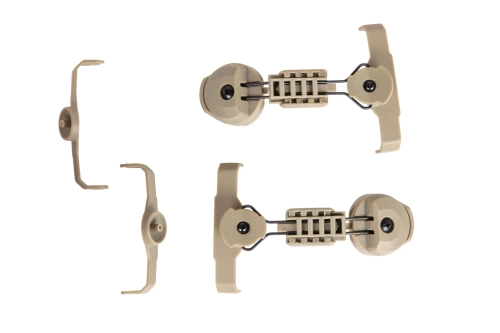 Adapterset voor Tac-Sky hoofdtelefoon type MSA naar ARC FDE type rails