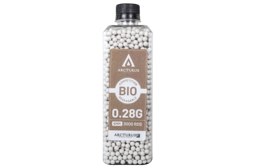Arcturus RS® BIO Match Grade 0.28g BBs 3000 pieces bottle