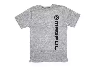 Tričko - Vert Logo - Athletic Heather