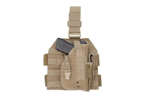 Leg panel with universal holster  - tan