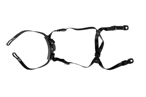 Facemask and suspension for helmet - Black