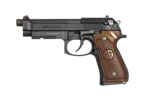 GPM92 pistol replica GP2 walnut grip edition - black