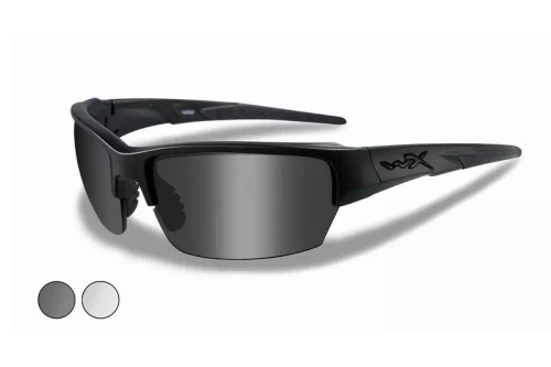 Wiley X® Saint ballistic glasses Grey/Clear Matte - Black Frame