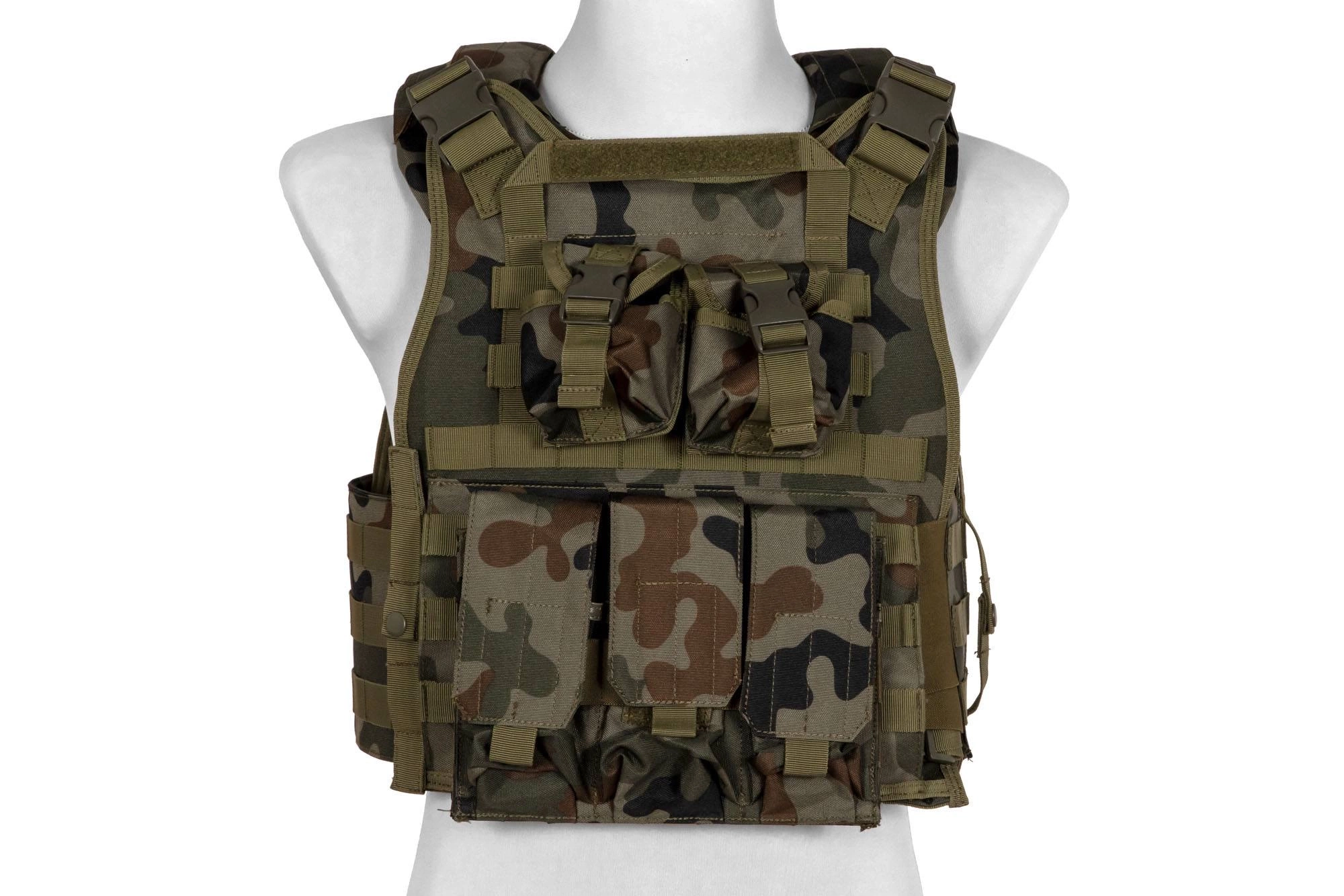GFC Tactical Plate Carrier in wz.93 Woodland Panther camouflage