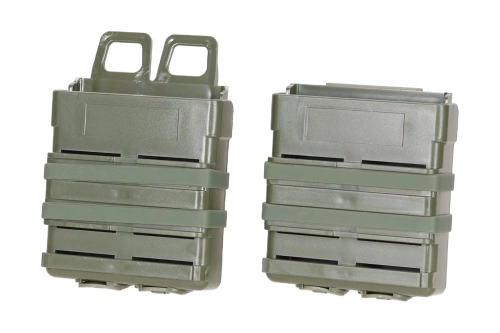 SATAC Open III (L) double loader for 7.62mm magazines Olive