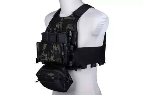FCS-type tactical waistcoat with MK Chest Rig - MC Black