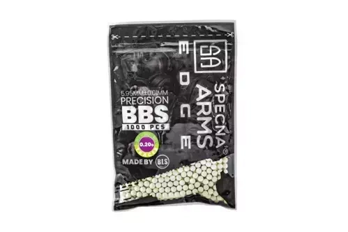 Billes Bio Tracer Degradable 0.20g Specna Arms EDGE ™ 1000 pièces - Vert
