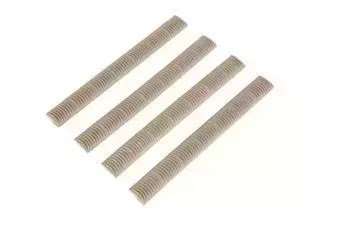 Juego de 4 forros 4330 KeyMod™ Wedgelok® (140 mm) - Tierra oscura