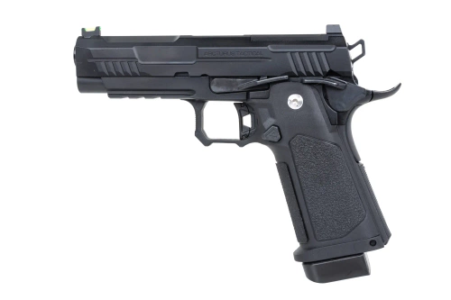 Pistola Arcturus Hi-Capa Vanguard 4.3" GBB (Preparada para óptica) - Negra