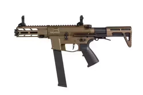 Nemesis X9 machinepistool replica - Donker Brons