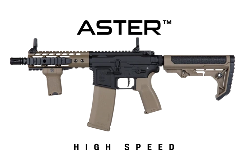 Specna Arms SA-E12-RL EDGE 2.0™GATE ASTER HIGH SPEED Réplica de carabina medio bronceada