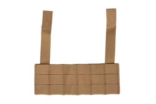 Extra Molle paneel voor Wosport Chest Rig vesten Coyote Brown