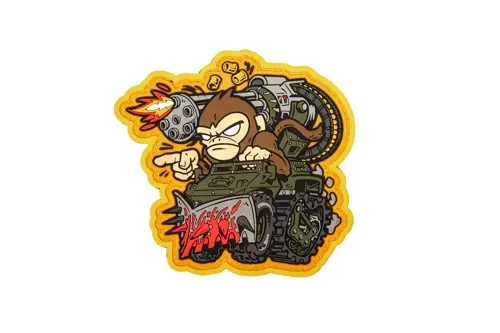 3D Patch - WAR MACHINE MONKEY1 PVC MORALE PATCH FC