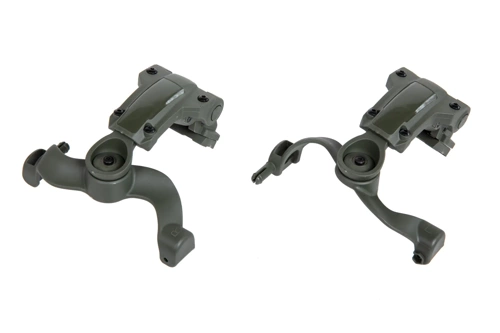 Adaptateur de casque Woport Comtac pour rails ARC (Type AMP) Gen 5 Olive