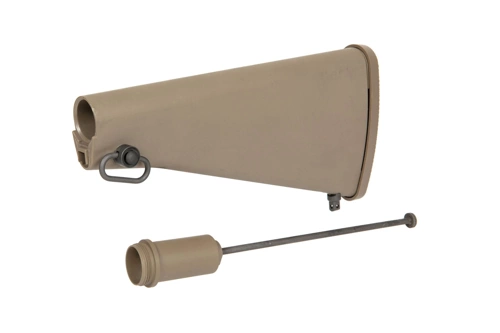 Regulowana kolba do replik SR-25 (Type B) - Dark Earth