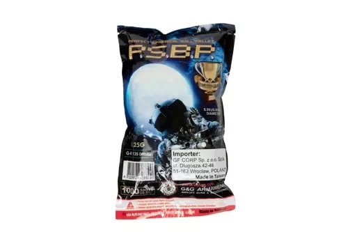BBs  0.25g G&G P.S.B.P 1000 pcs