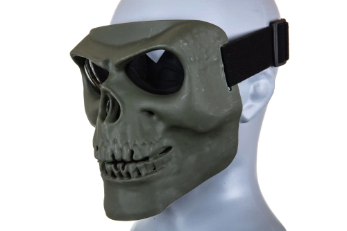 Skeleton Full Face Mask Olive