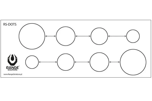 Tarcze Strzeleckie Dots - 50 szt.