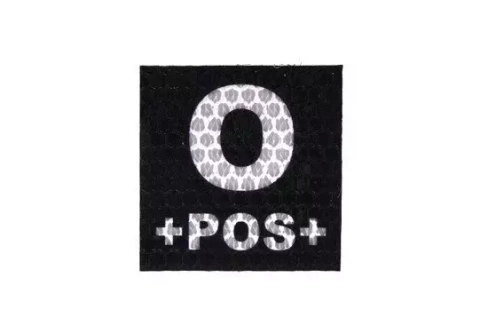 IR patch – O POS BLOOD TYPE