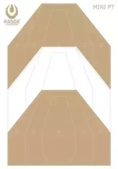 IPSC střelecký štít PT Mini - 50ks