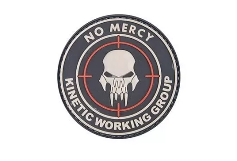 Patch 3D - NO MERCY - KINETIC WORKING GROUP  - Black