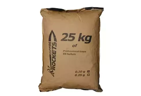 Bio kuličky 0,20g Rockets Professional 25 kg - zelené