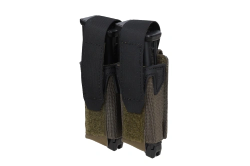 Dvojitý nabíječ pistolových zásobníků Wosport MG-126 Olive