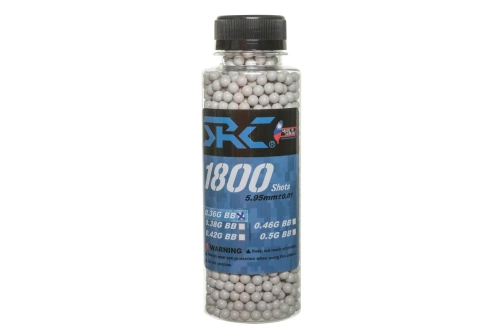 Boules SRC 0.36g bouteille 1800 pcs Blanc