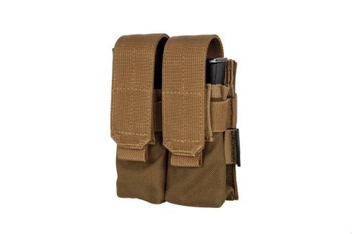 Podwójna ładownica na magazynki 9mm - Coyote Brown