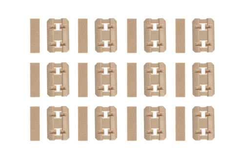 Zestaw paneli ochronnych MLOK Double Bell Tan