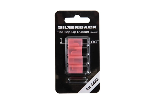Set van 4 Hop-Up Silverback 80° elastieken type GBB (siliconen versie)