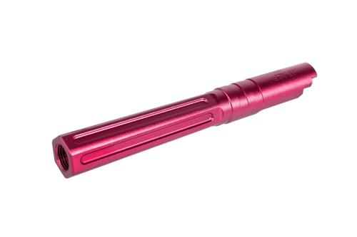 Aluminiowa lufa zewnętrzna LA Capa Customs HEXCUT do replik TM Hi-Capa 5.1 Czerwona