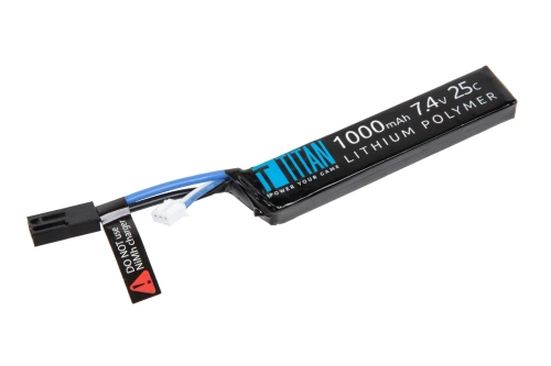 Batería Li-Po Titan 1000mAh 7.4V 25C Tamiya Stick