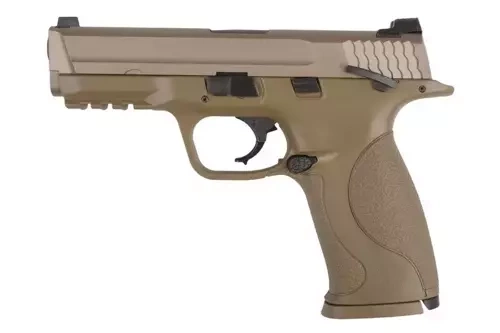SW P9 V custom replica pistol - FDE