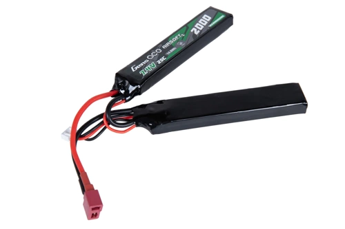 Batterie Li-Po Gens Ace 25C 2000mAh 2S2P 7.4V Deans 2 modules