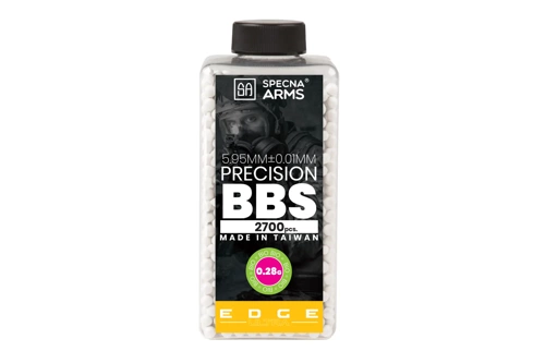 Specna Arms EDGE ULTRA™ BIO balas de precisión 0,28g - 2700 uds - blanco - culata