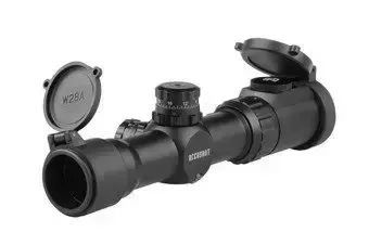 1-4.5X28 30mm CQB 36-Color Mil-Dot Scope