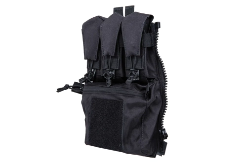 Panneau d'assaut V5 PC avec pochettes de pistolet Wosport Noir