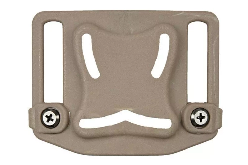 Belt adapter for holster - tan
