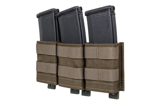 Triple open magazine loader for 7.62 mm Wosport Ranger Green