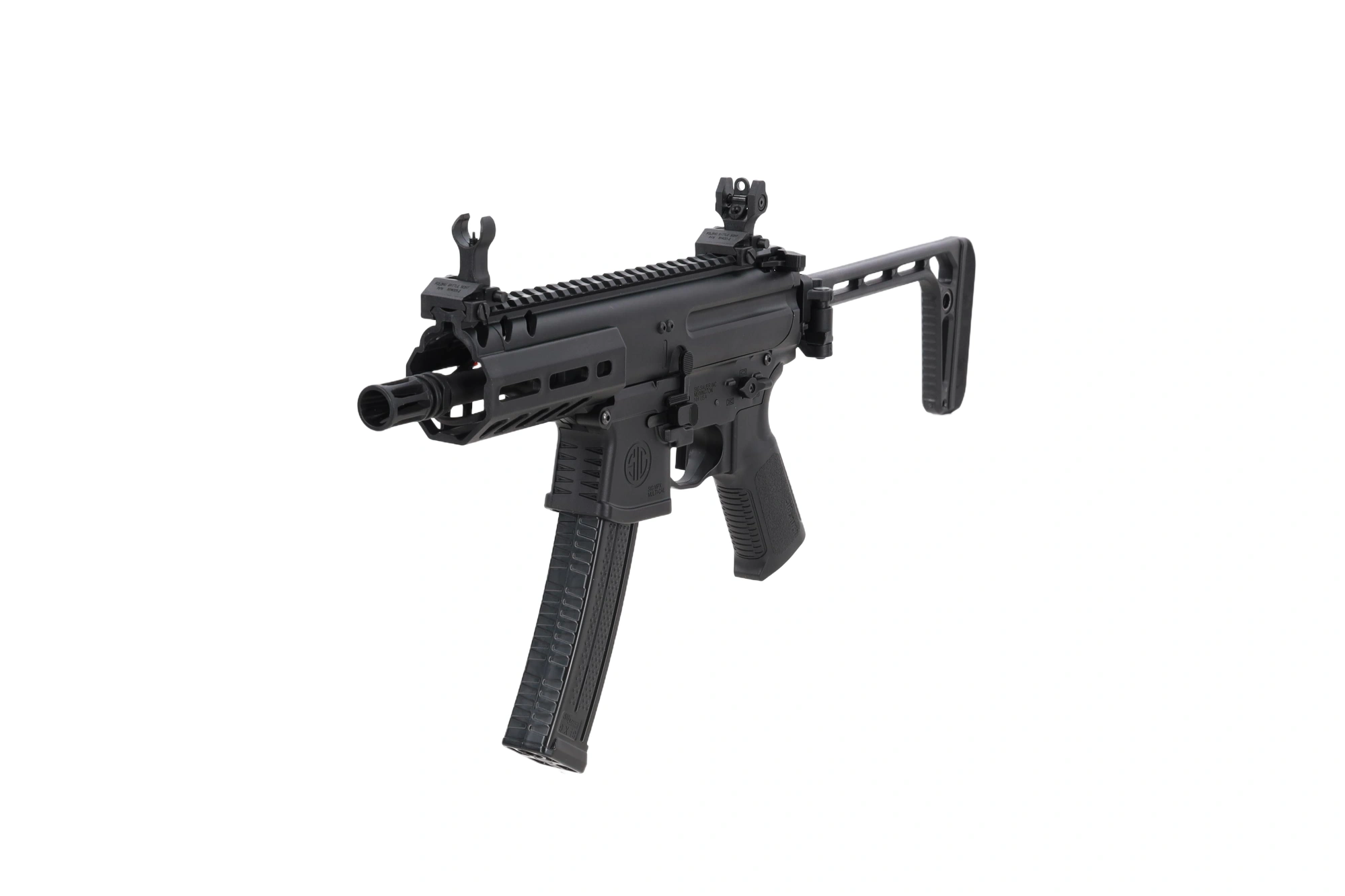 Licencjonowane oznaczenia SIG SAUER na MPX-K Sportline