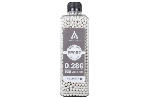 Arcturus RS® SPORT Match Grade 0.28g BBs 3000 pcs bottle
