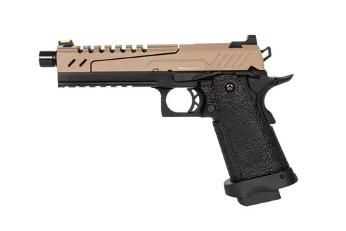 Hi-Capa 5.1 Split Side Pistol Replica - Tan / Black