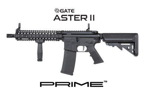 Airsoftová puška Specna Arms Daniel Defense® MK18 SA-P19 Prime™ Aster II ETU s bezkomutátorovým motorem Černá